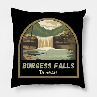 Burgess falls state park vintage hiking nature adventure outdoors Pillow