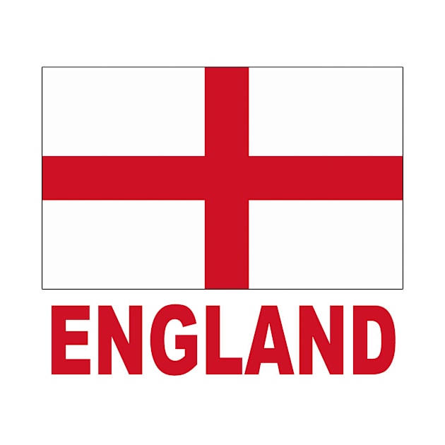 The Pride of England - English Flag Design by Naves