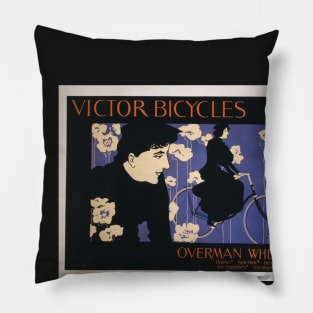 Bicycles Vintage Advertising Pillow