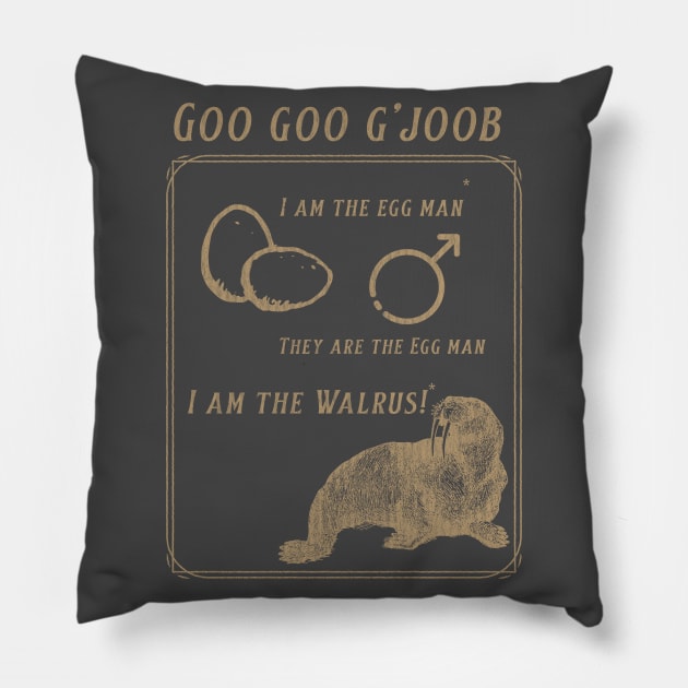 Goo Goo G'joob Pillow by Opesh Threads