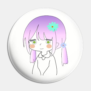Cute anime girl love Pin
