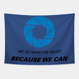 We Do What We Must- Blue Tapestry