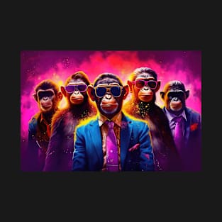 Primate Syndicate: Gangster Monkey and His Mischievous Crew T-Shirt