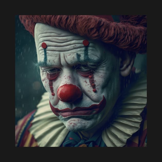 Sad Clown by TheArtfulAI