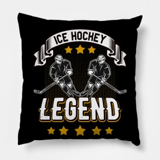 Ice Hockey Legend Sport Player Pillow