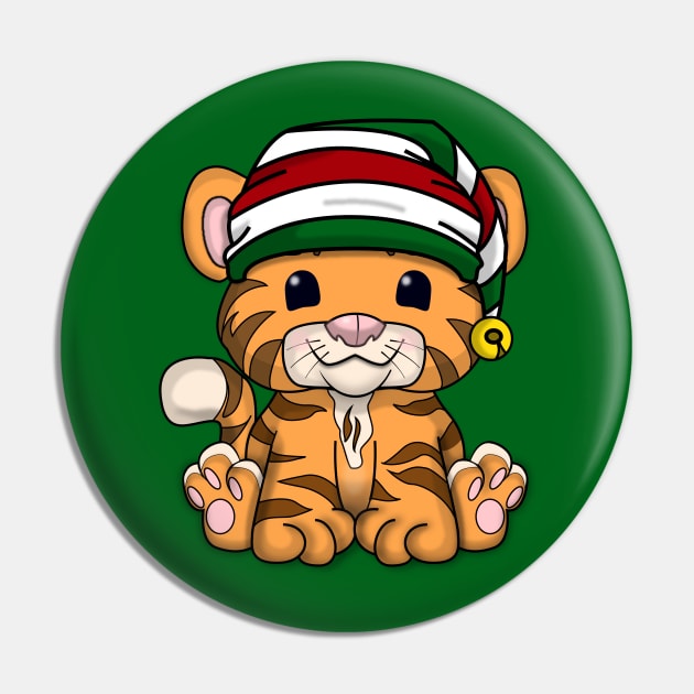 Christmas Tiger Pin by Greylady2016