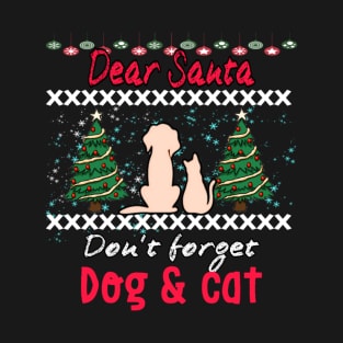 Xmas gnomes, Christmas dog and cat, Xmas, Xmas shirt, Xmas t-shirt, T-Shirt