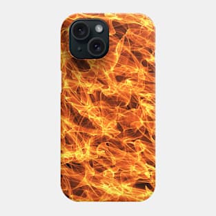 Burning fire effect Phone Case