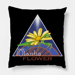 Daisy Flower Mantis Pillow