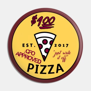 $100 Pizza Pin