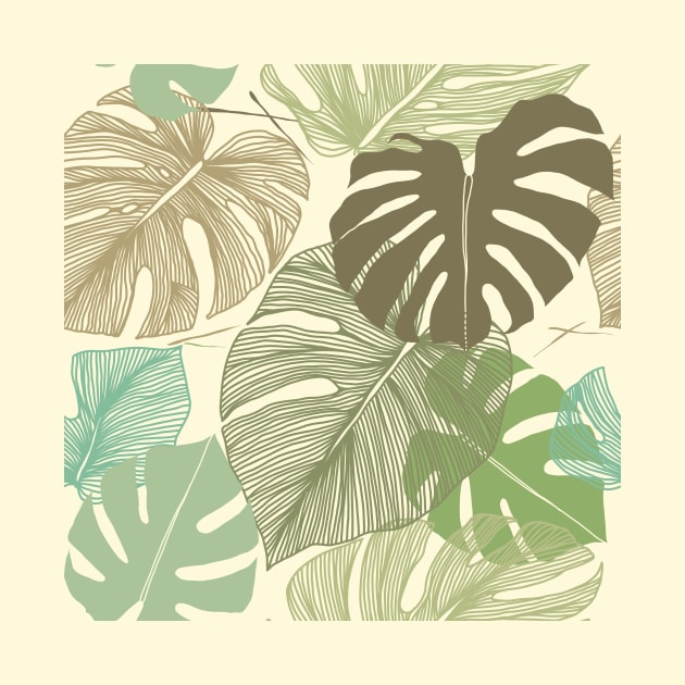 Tropical hand drawn design by NataliiaKu