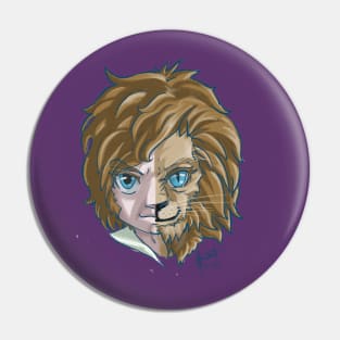 Liber Lion Pin