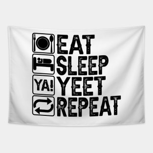 Eat Sleep Yeet Repeat Tapestry