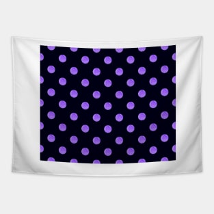 Purple dots Tapestry