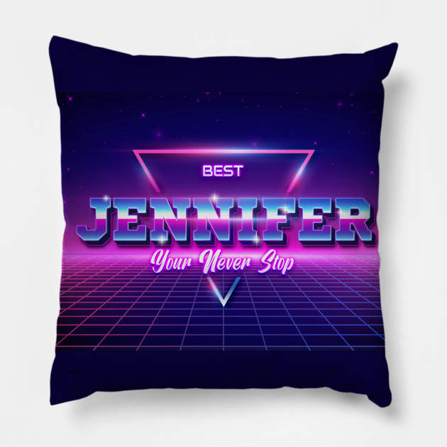 Jennifer Name Pillow by Tribun Dash