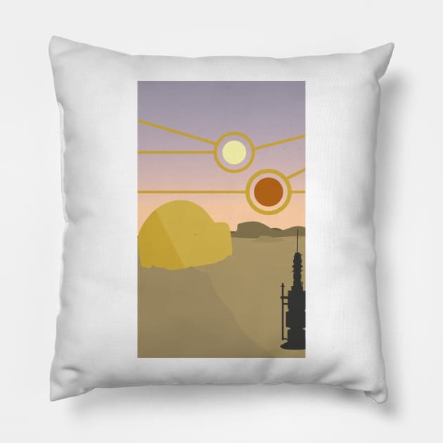 Tatooine Pillow by mikineal97