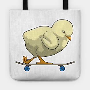 Chick as Skater with Skateboard Tote