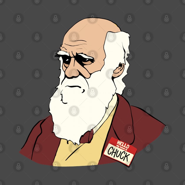 Funny Charles Darwin Evolutionary Scientist Graphic by Huhnerdieb Apparel