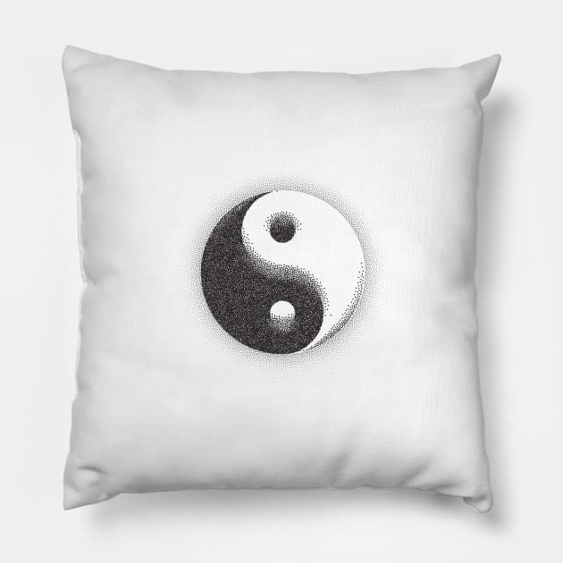 Yin Yang Pillow by Senjin