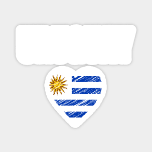 Uruguay flag, uruguayan flag Magnet