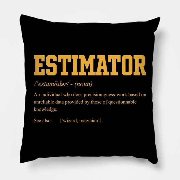 Estimator Definition Pillow by Aratack Kinder