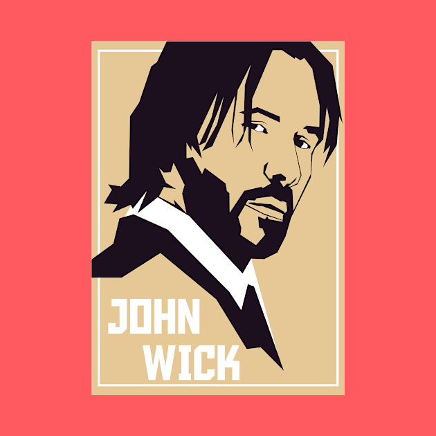 john wick vintage by Martincreative