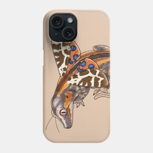 Fairy Gargoyle Gecko with Garden Moth Wings Phone Case