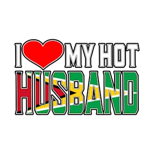 I Love My Hot Guyanese Husband T-Shirt
