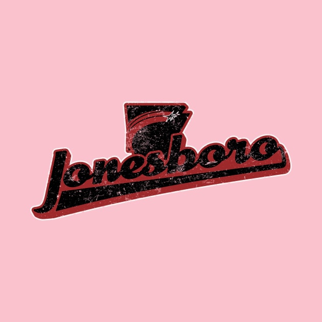 Jonesboro Retro Swash (Red) by rt-shirts