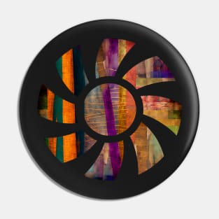 Patchwork Sun Pin