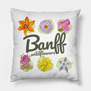 Banff Wildflowers Pillow