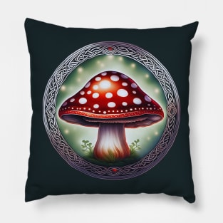 Amanita Knotted Vibrant Pillow