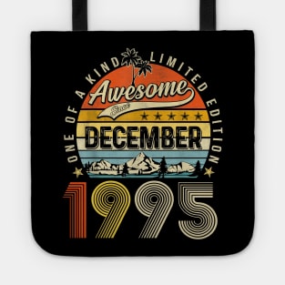 Awesome Since December 1995 Vintage 28th Birthday Tote