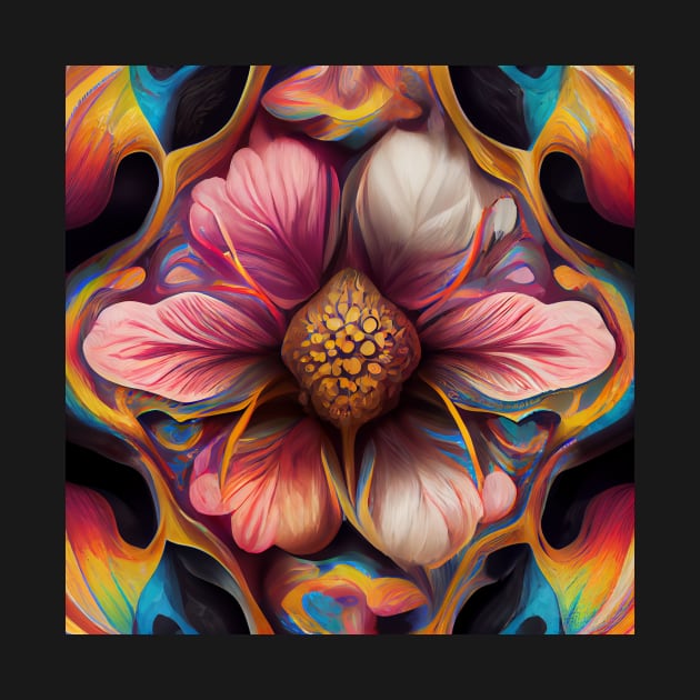 psychedelic flower&#39;s by heartyARTworks