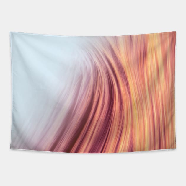 Summer Vibes Marble Waves Tapestry by ArticArtac