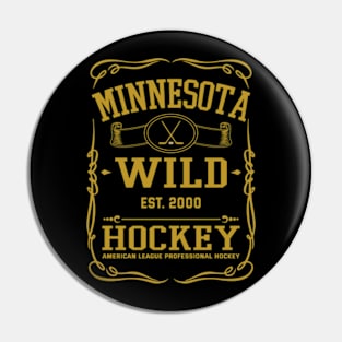 Vintage Wild Hockey Pin