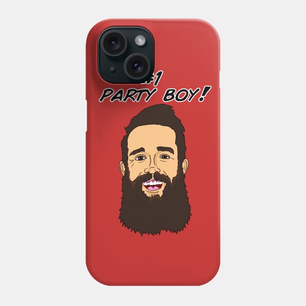 #1 Party Boy Phone Case by Fergal_Quigley