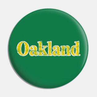 Oakland vintage baseball Pin