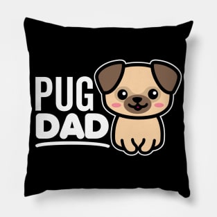 Pug Dad Pillow