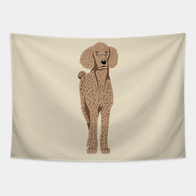 Standard Poodle Tapestry by allthelovenpups