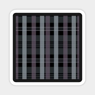 Grunge Aesthetic Artair 1 Hand Drawn Textured Plaid Pattern Magnet