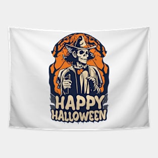 Witch Halloween Tapestry