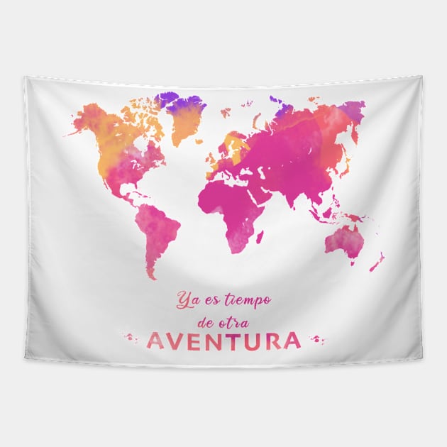 Ya es tiempo de otra aventura Tapestry by magenta-dream