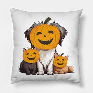 labrador retriever is a Jack-o-Lantern Pillow