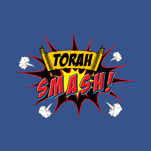 Torah Smash! The (Transparent) Logo for Nerdy Jews by Torah Smash