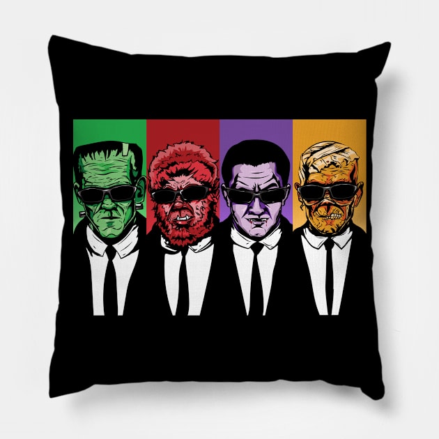 Reservoir Monsters Pillow by amodesigns