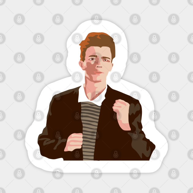 Rick Astley meme Magnet for Sale by blurry-mind