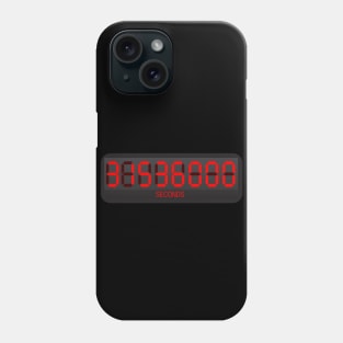 31,536,000 SECONDS (in a year!) Phone Case