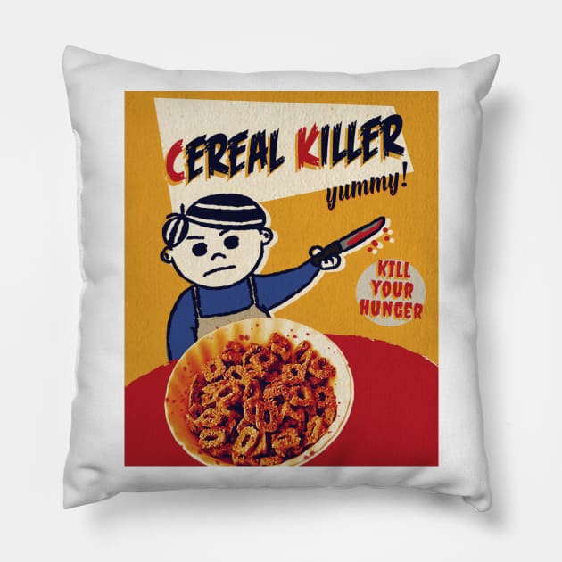 Cereal Killer Pillow by BasicBeach