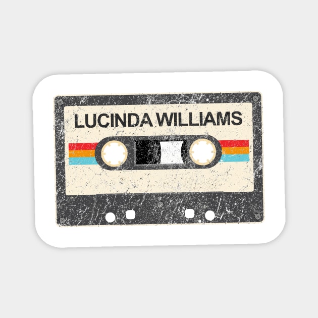 Lucinda Williams Magnet by kurniamarga.artisticcolorful